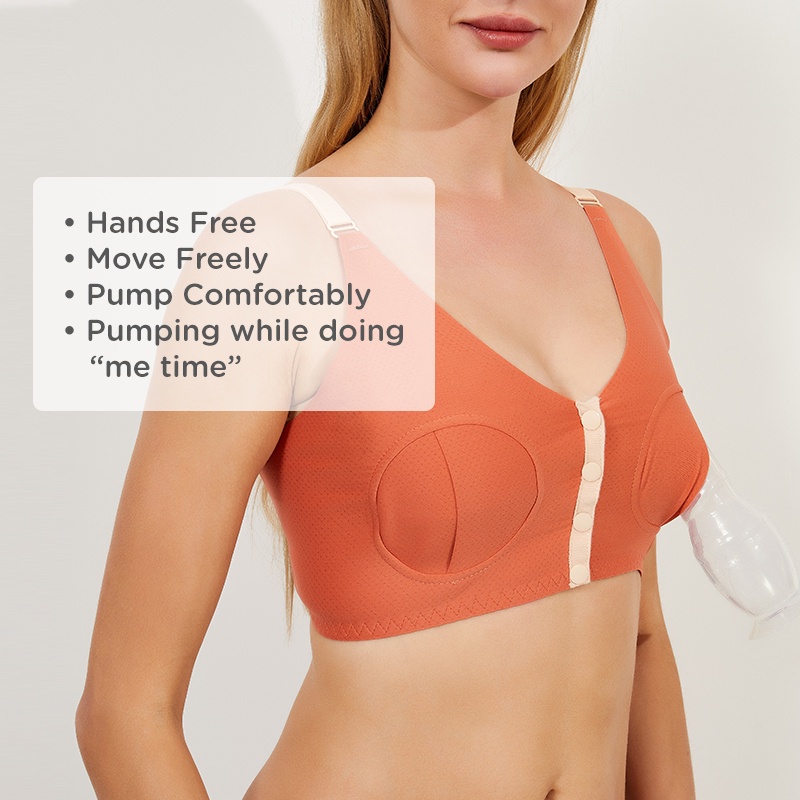 MOOIMOM FRONT BUCKLE HANDS FREE PUMPING BRA