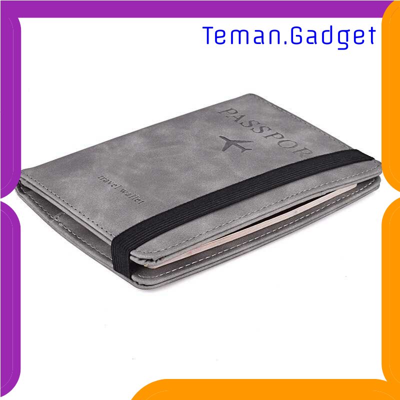 TG-TRV Andbana Dompet Paspor Cover Card Holder Travel Wallet RFID Blocking - YXY799