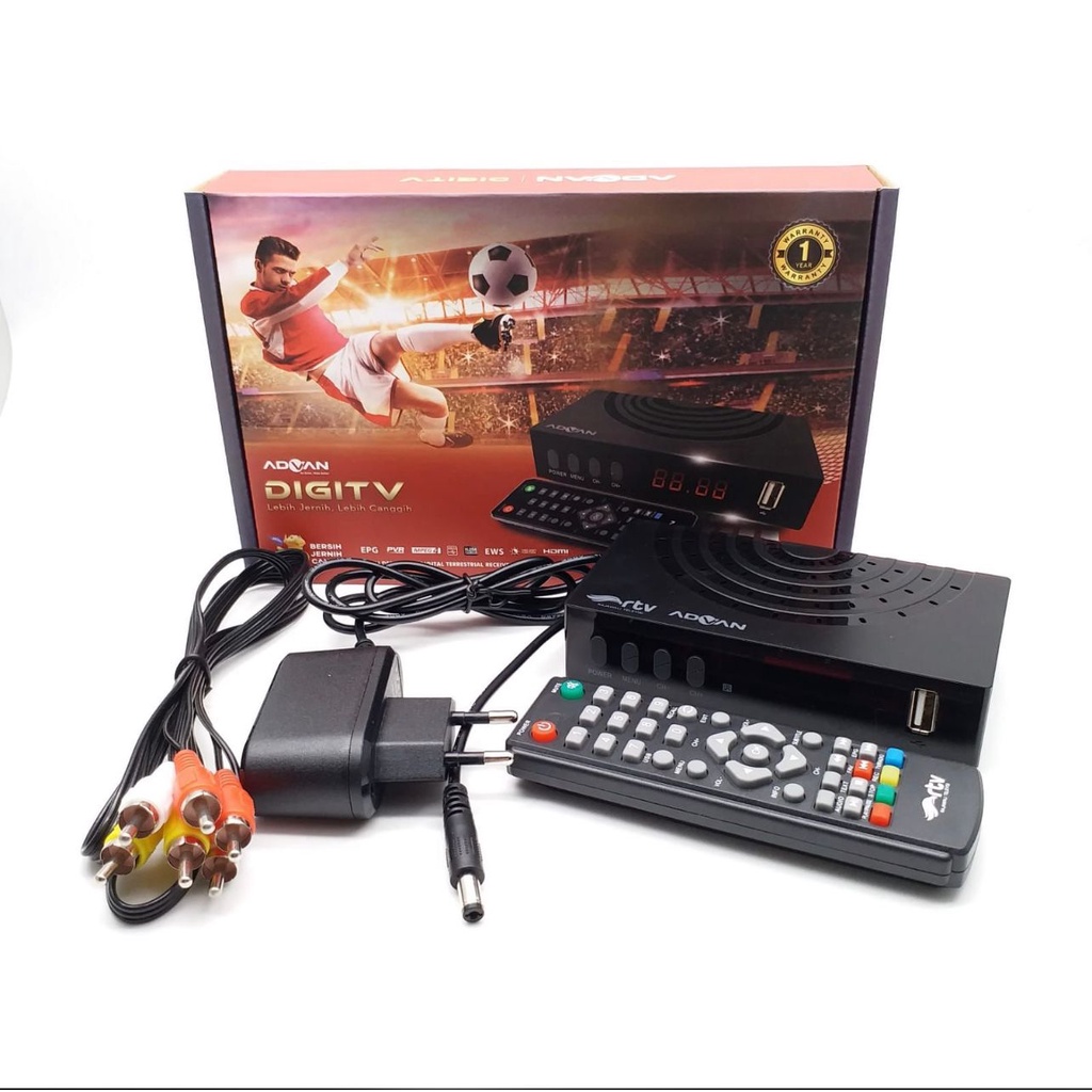 Set Top Box TV Digital ADVAN DigiTV ST03 STB TV Digital
