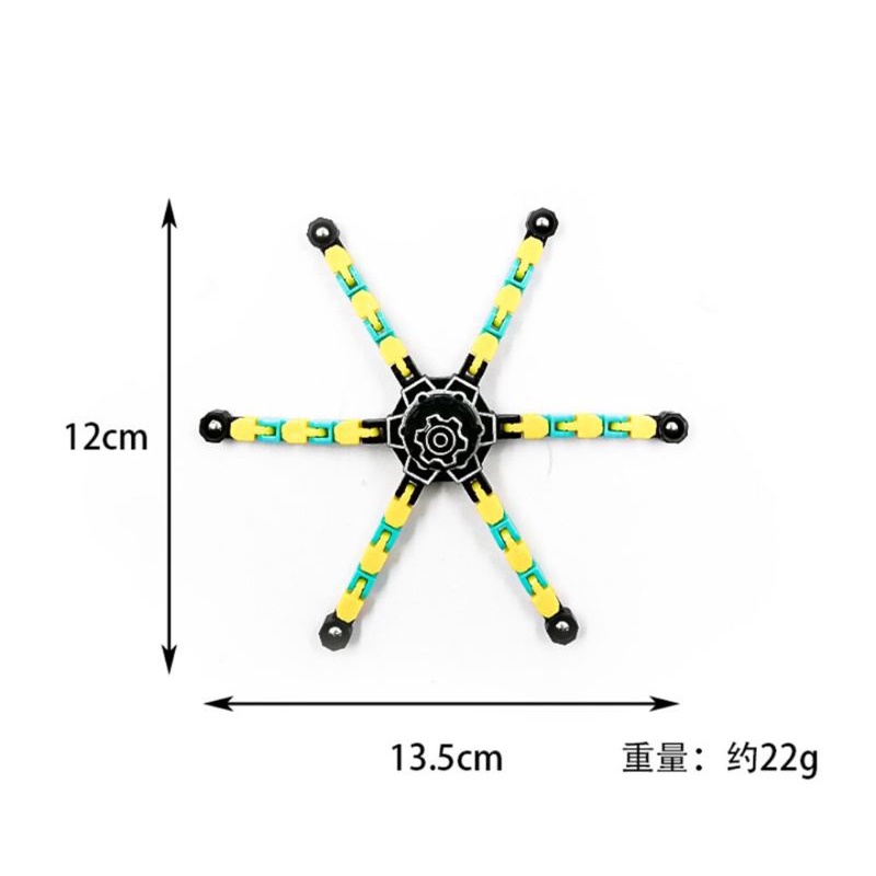 Fidget Hand Spinner Robot glow i the dark