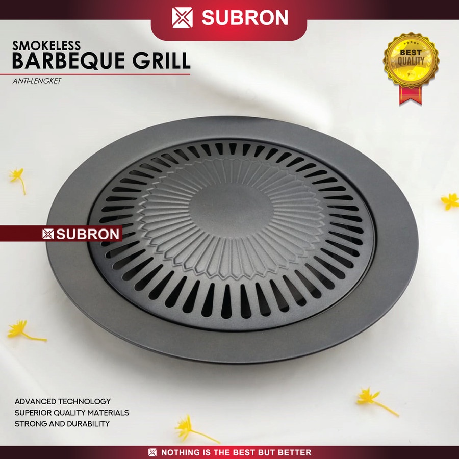 Panggangan 32cm BBQ Grill Anti Lengket - SUBRON