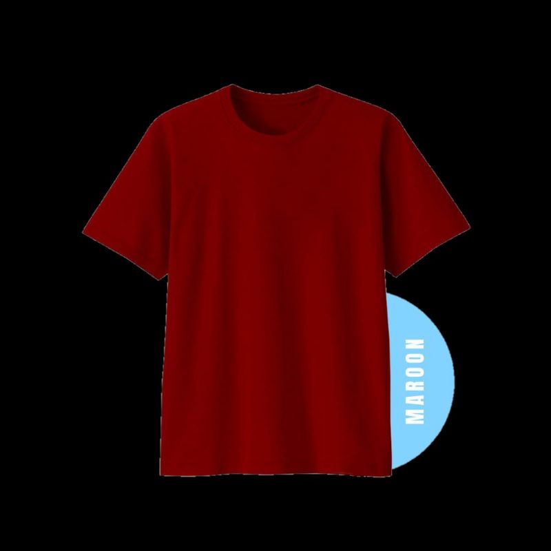 kaos combed 28s warna tua