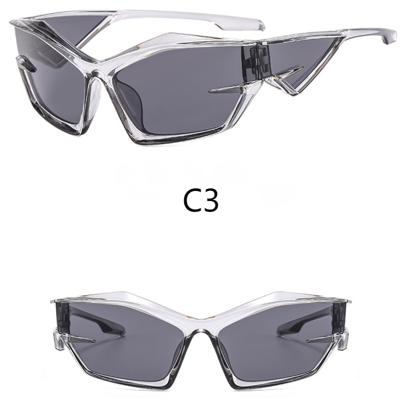 Kacamata Pelindung UV Gaya Punk Untuk Pria Dan Wanita Mengemudi