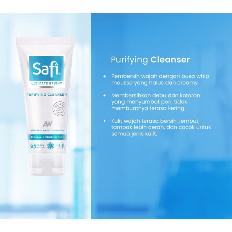 Safi Ultimate Bright Purifying Cleanser 100gr