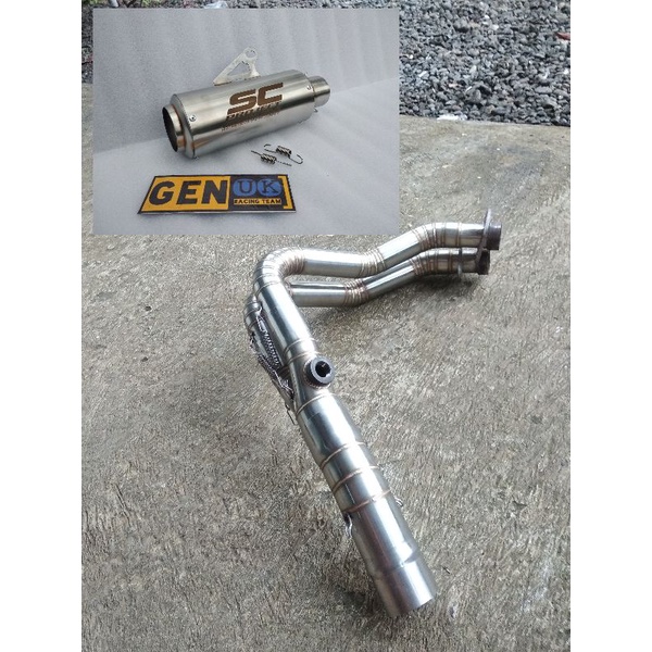 Knalpot Racing SC PROJECT FULLSYSTEM Kawasaki ninja 650 ER6 N