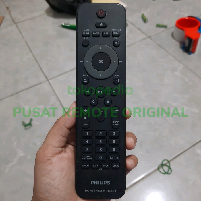 Dvd Remote Remot Home Theater Philips Kode 01 Original Asli