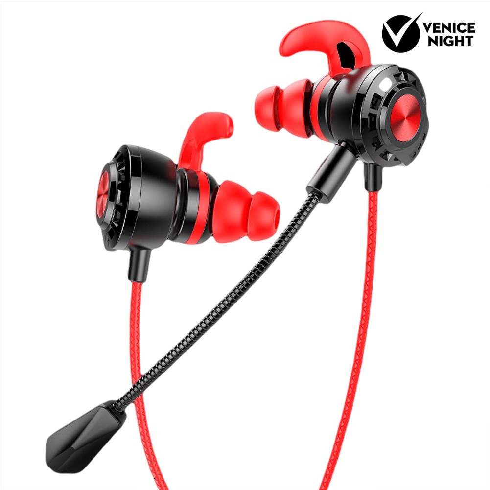 (VNEP) (Berkabel) G16 Headphone Gaming Bass Berat Universal dengan Mikrofon Ganda