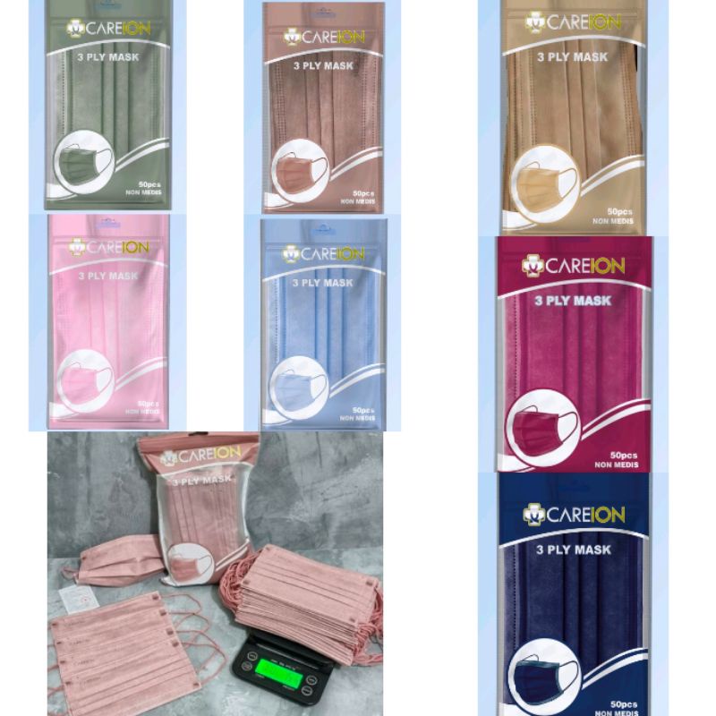 Masker Medis Careion 3PLY isi 50pcs