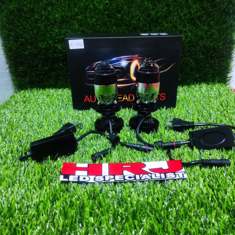 LAMPU HADLEMP H4 MINI LENSA PROYEKTOR MOBIL MOTOR