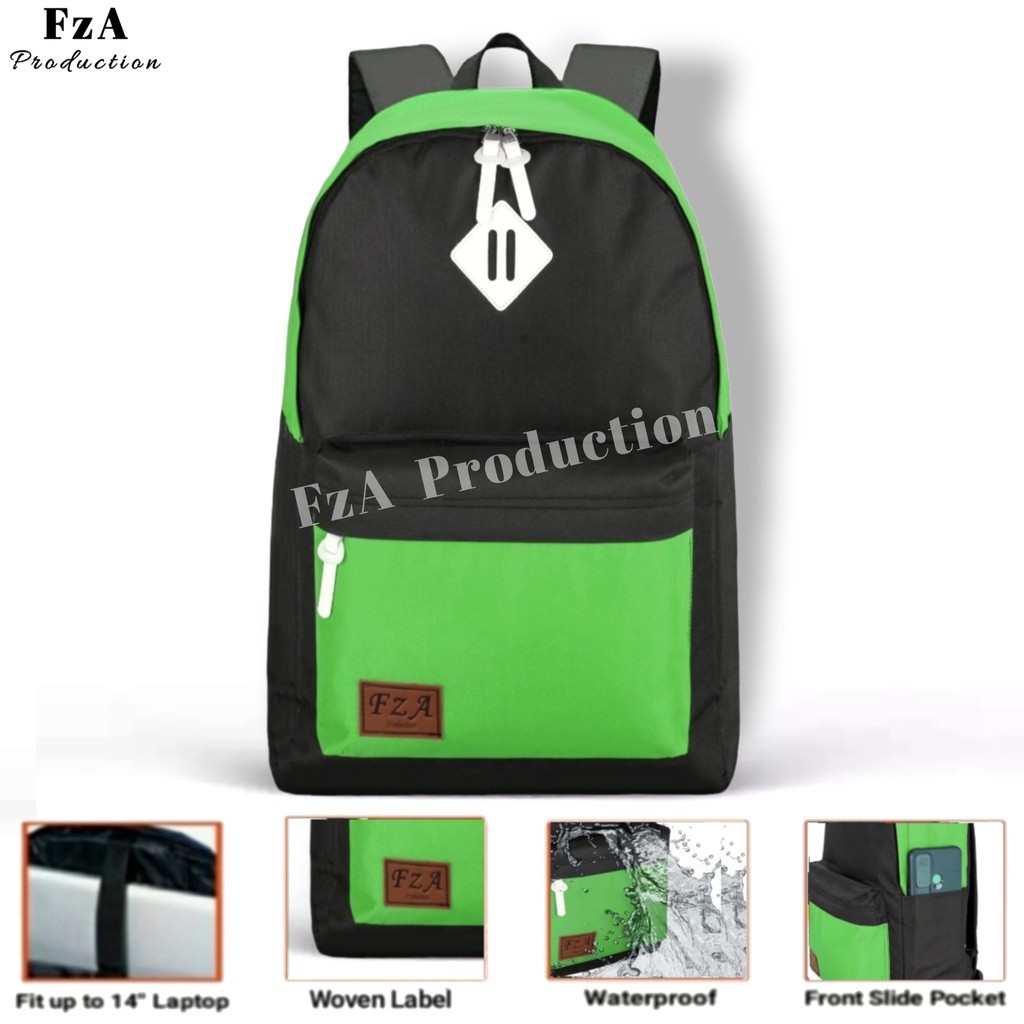 Big Promo..Tas Ransel Distro sekolah kuliah Kerja Pria Wanita Tas Ransel Laptop Original - FzA FREE Slingbag