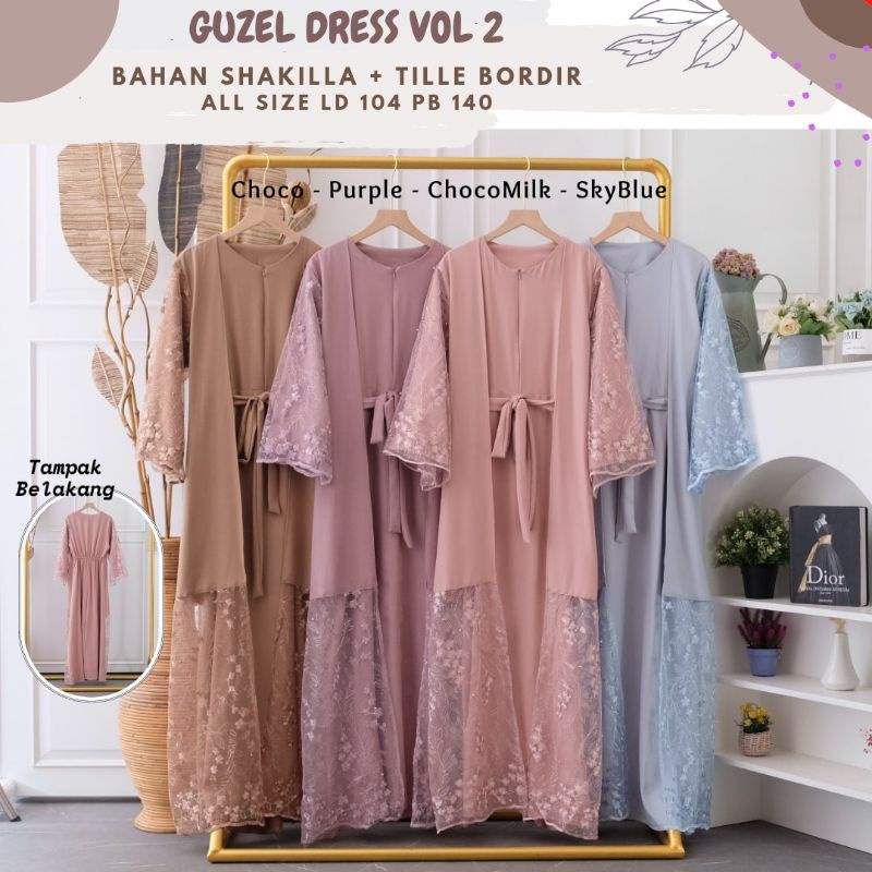 Guzel Exclusive Abaya Jumbo Ld 120/Abaya Ceruti Babydoll Jumbo/Abaya Full Furing/Abaya Kondangan