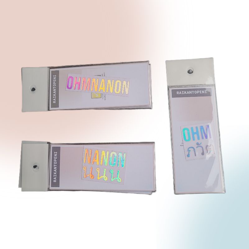 OHM NANON STIKER HOLOGRAM