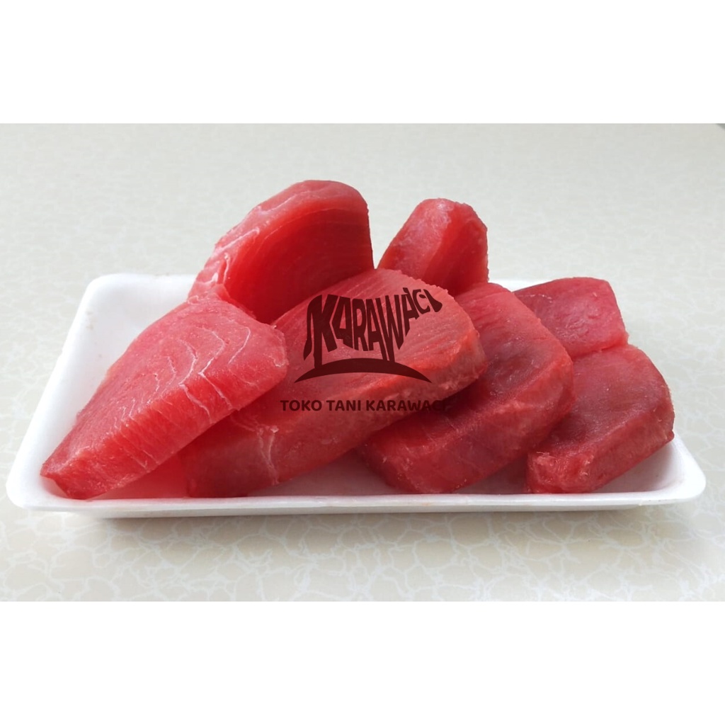 Ikan Tuna Fillet Steak / Tuna Fish Sushi Grade @500gr - PREMIUM