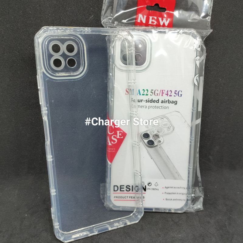 Softcase Airbag Samsung A22 5G Silikon Anti Jamur Protection Kamera