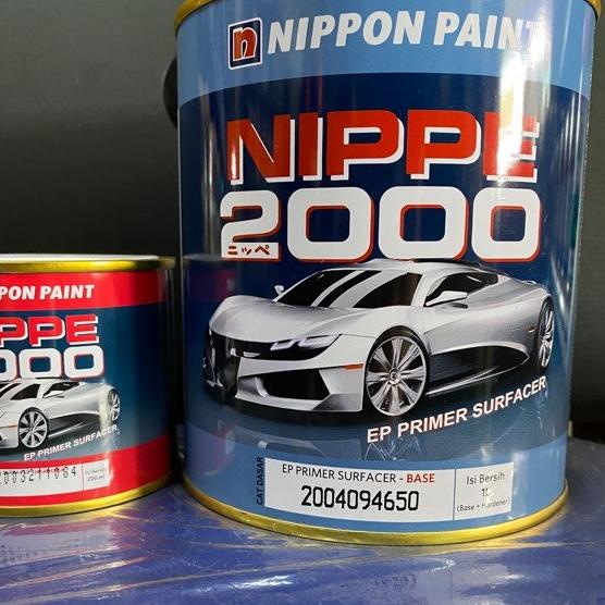 Nippon Paint Nipper 2000 Epoxy Cat Dasar Hardener Abu - Putih 1 kg