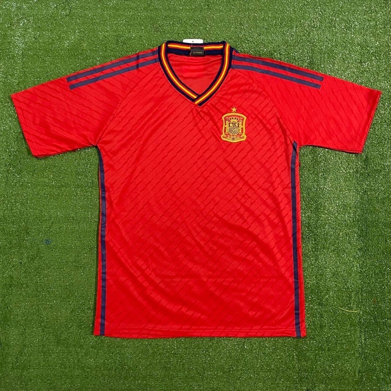 Baju bola spanyol spain World cup grade lokal 2022