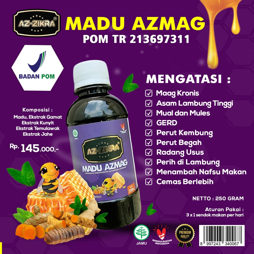 

MADU AZ-ZIKRA AZMAG 250 GR