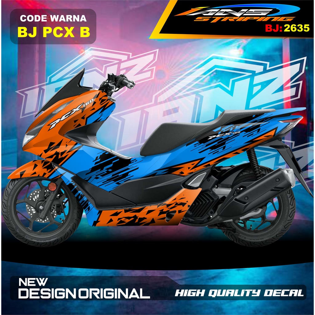 DECAL STICKER FULL BODY PCX 150 / DECAL STICKER MOTOR HONDA PCX 160 / STIKER FULL BODY PCX HIGH QUALITY / STIKER MOTOR