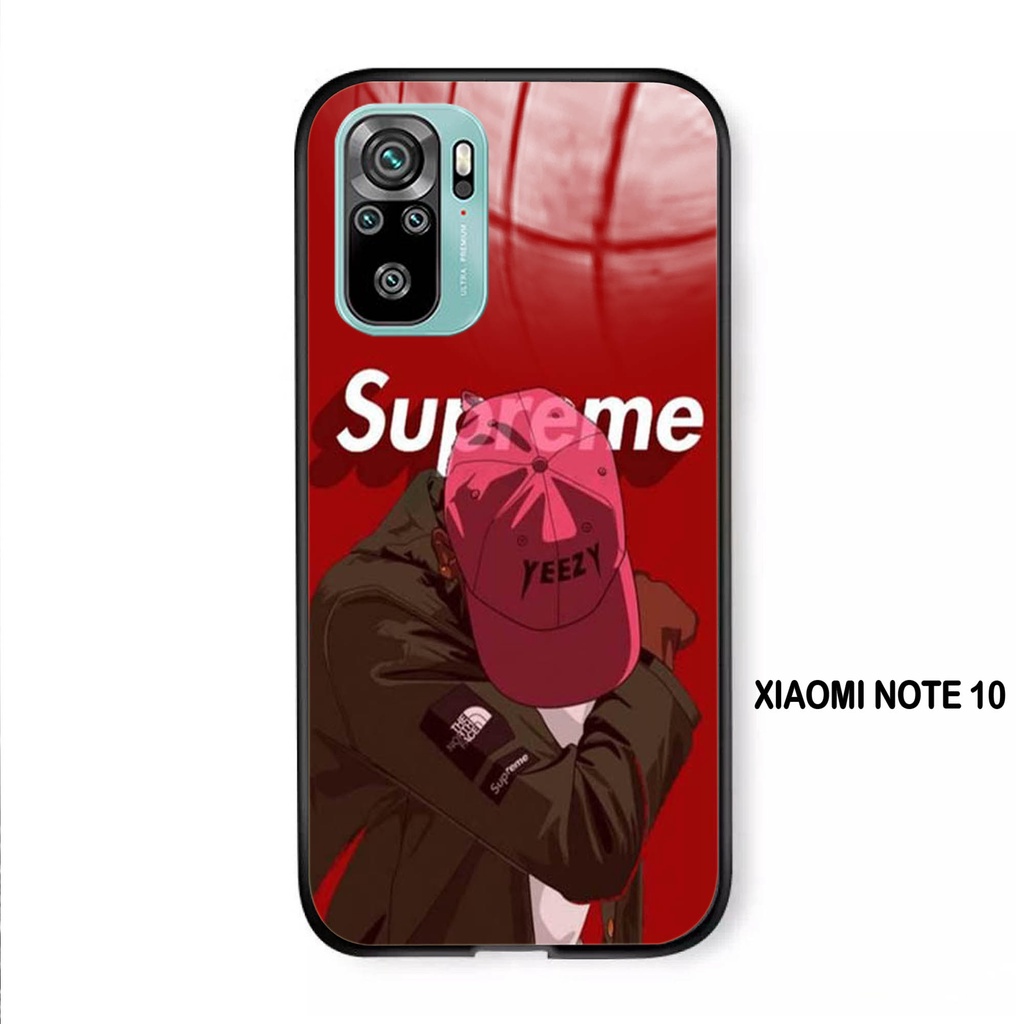Softcase Kaca XIAOMI REDMI NOTE 10  - Case Handphone XIAOMI REDMI NOTE 10 [T12]