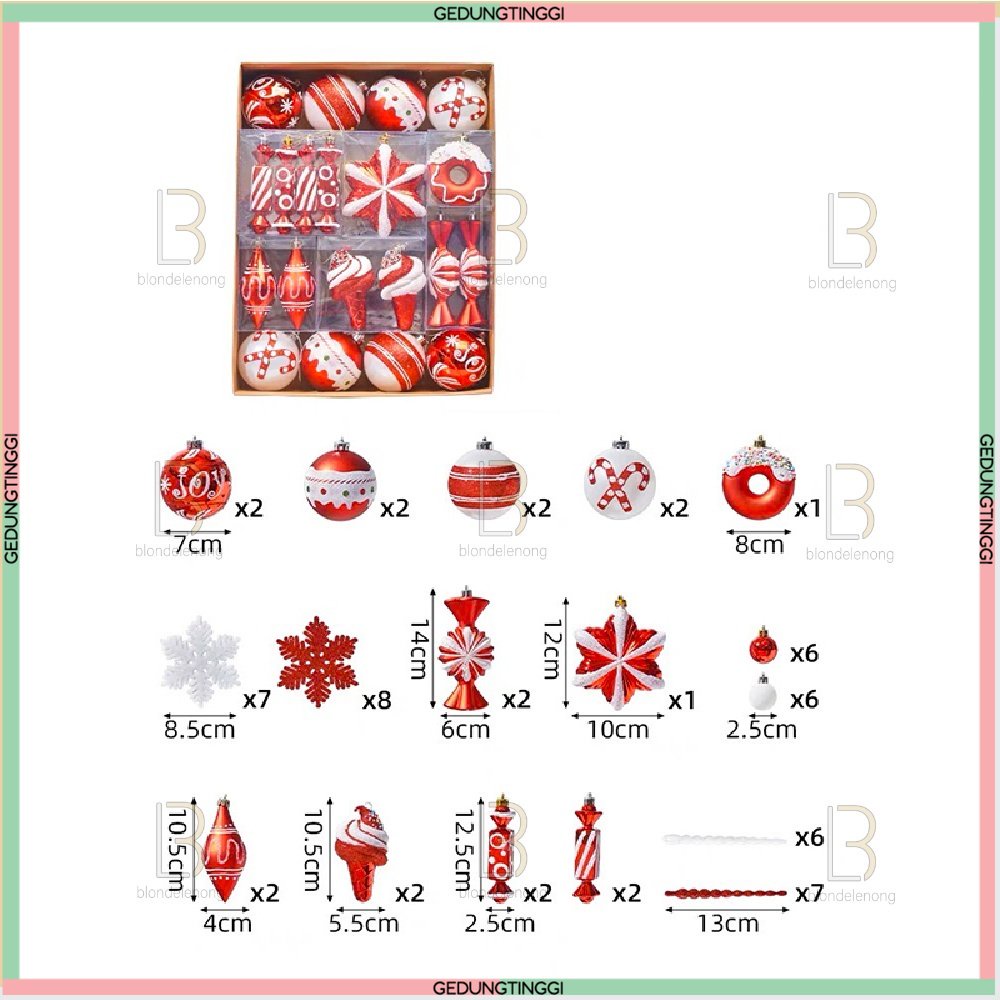 Aksesoris Asesoris Asesories Aksesories Gantungan Bola Dekorasi Hiasan Slinger Gantung Boneka Lonceng Tanduk Rusa Raindeer Snowmen Snowman Topi Santa Claus Sinterklas Hat Pohon Ornamen Parcel Parsel Hampers Natal Merry Christmas Noelle Xmas Ornaments 2022