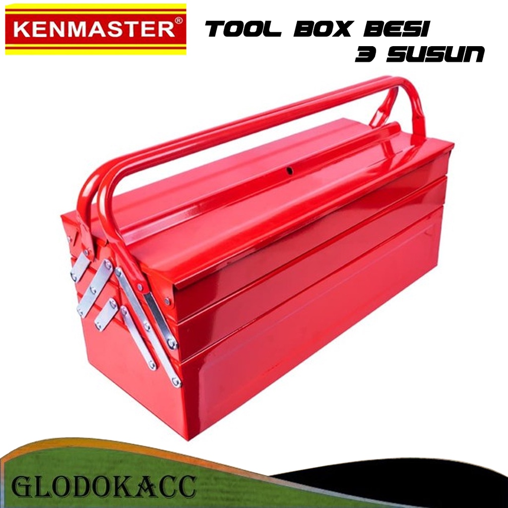 Tool Box Besi 3 Susun / Kenmaster Kotak Perkakas, Box Besi Serba Guna