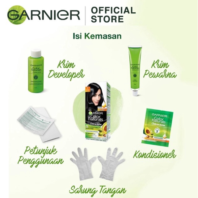 Garnier pewarna/cat rambut all varian kemasan kotak exp 2024 s.d. 2025