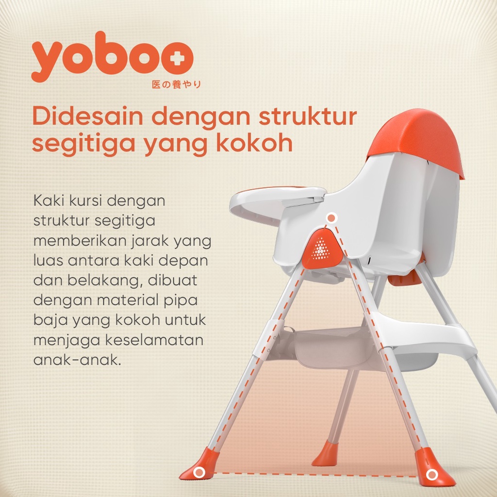 [Baby Friendly] YB-0015 Yoboo Kursi Bayi Baby High Chair Portable