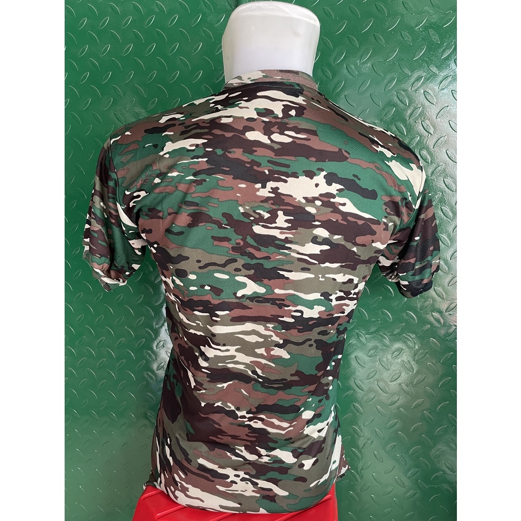 Kaos Dryfit Loreng Multicam TNI AD - Kaos Dryfit TNI AD Multicam terbaru - Jersey Loreng AD