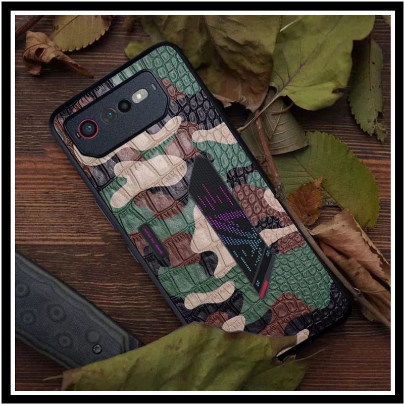 ASUS ROG PHONE 6 CASE CROCODILE LEATHER HARD SOFT CASING COVER CASING