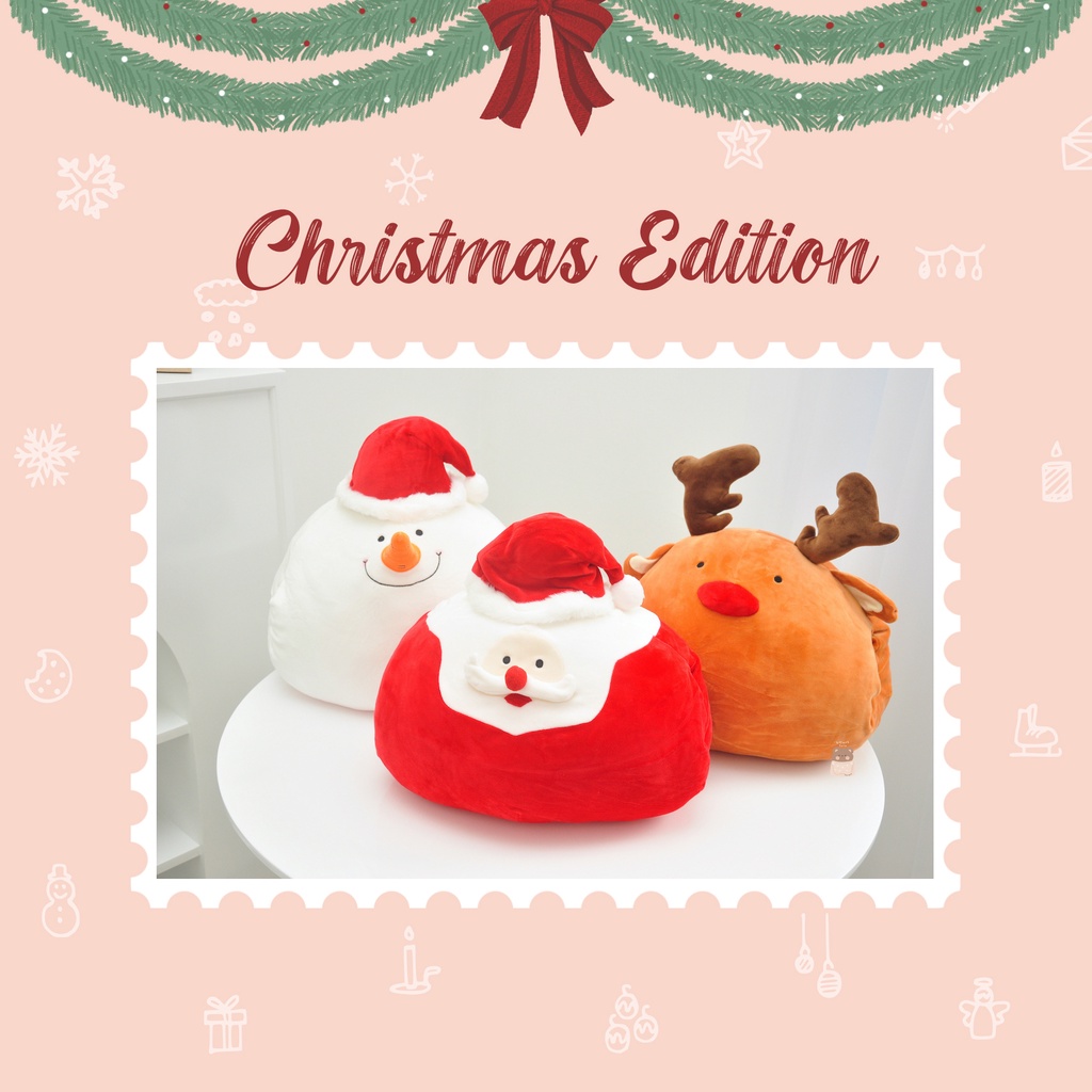 Jual Boneka Natal Christmas Edition Santa Claus Rudolph Snowman Hadiah Kado Natal Shopee Indonesia 1472