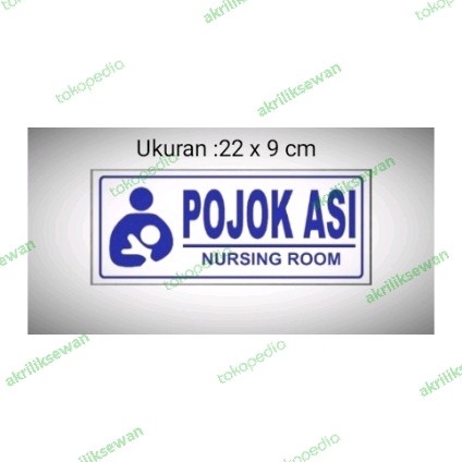 

Sign " POJOK ASI" Sign label Acrylic, Sign Board Akrilik POJOK ASI