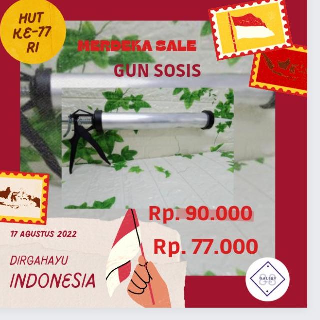 

Tembakan Silicone Sealant Sosis / Gun Sosis