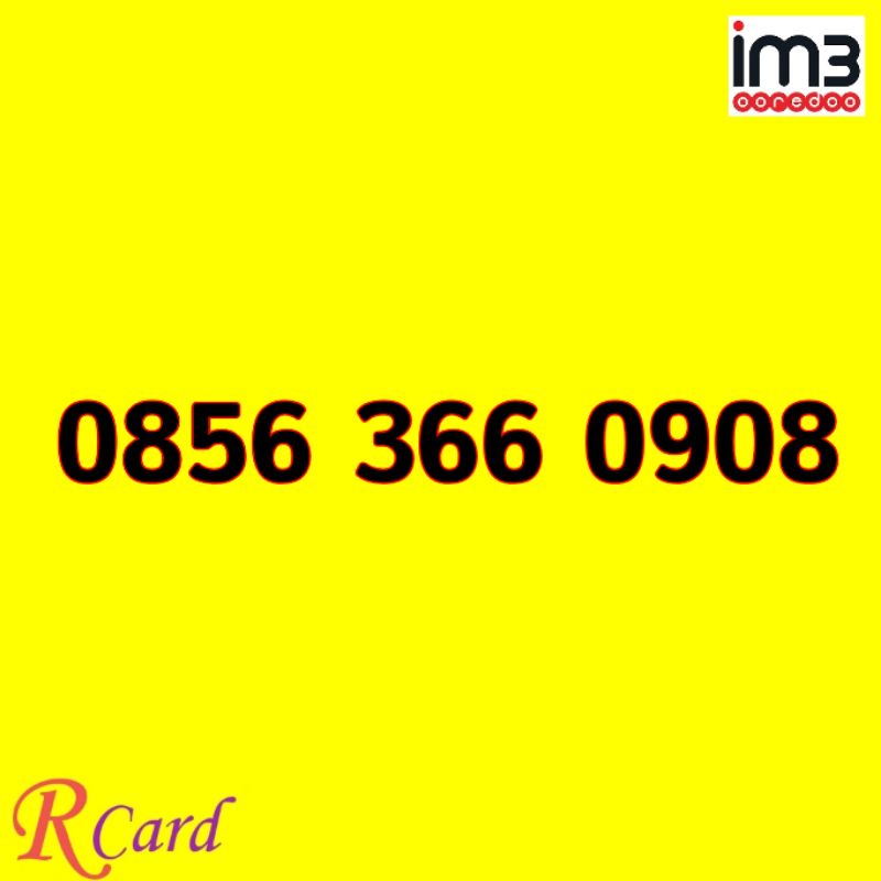 Perdana Nomor Cantik Indosat Im3 11 Digit Simpel Rapi 0856 366 0908