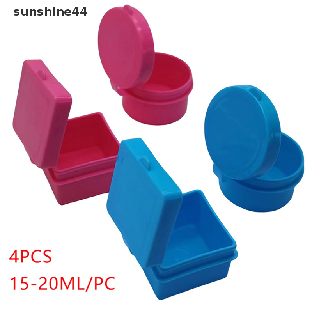 Sunshine 4pcs / Set Botol Remas Mini Untuk Saus Dressing Salad