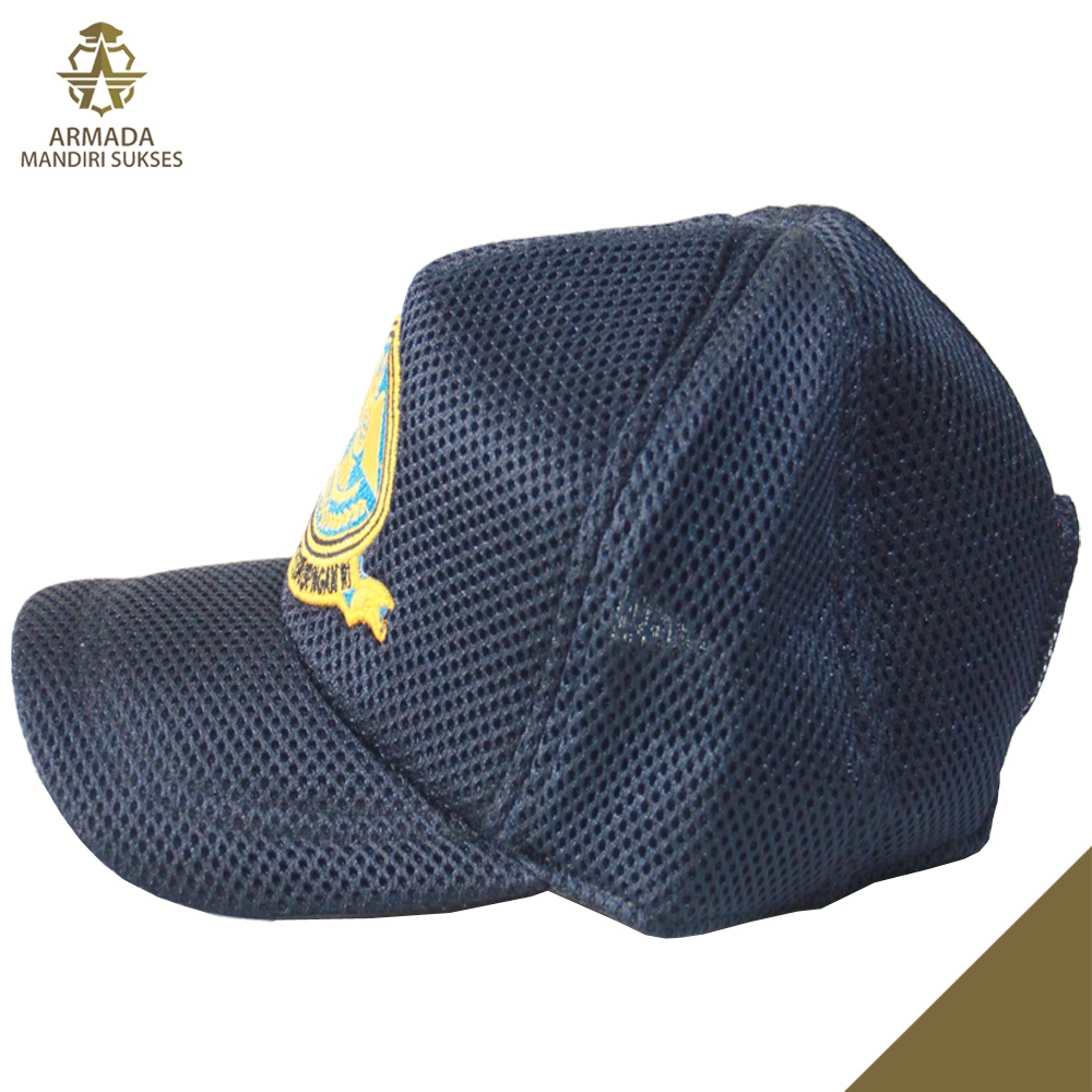 Topi Jaring Dishub Logo - Topi Dishub Logo Mesh