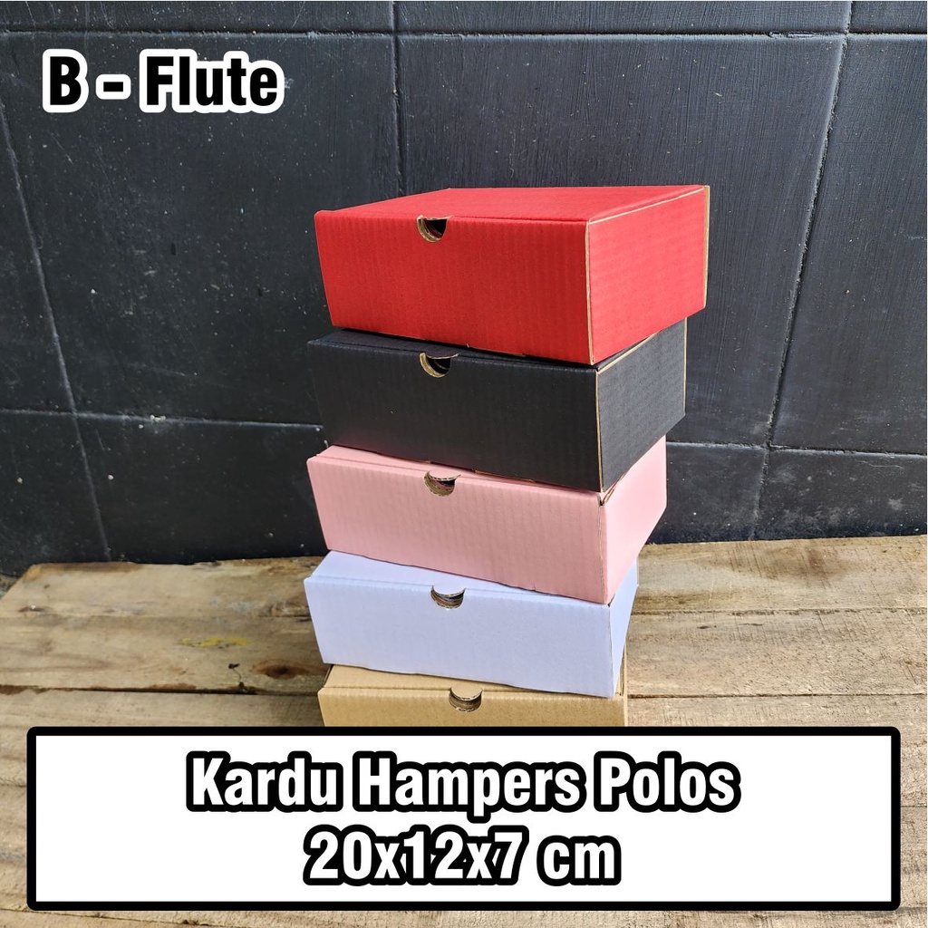 

Kardus Box Polos ukuran 20x12x7 cm