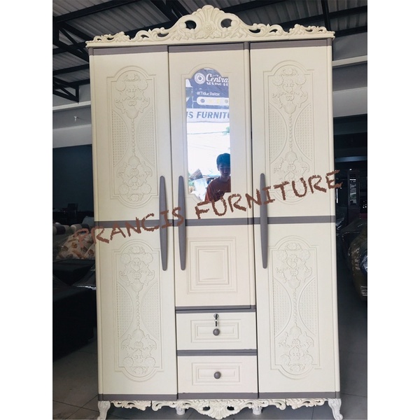 LEMARI PLASTIK 3 PINTU KLASIK OLYMPLAST LEMARI 3 PINTU MINIMALIS KLASIK