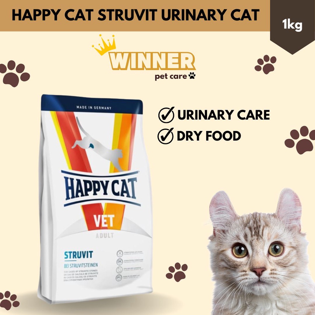 Happy Cat Struvit Urinary Cat Food Freshpack 1kg