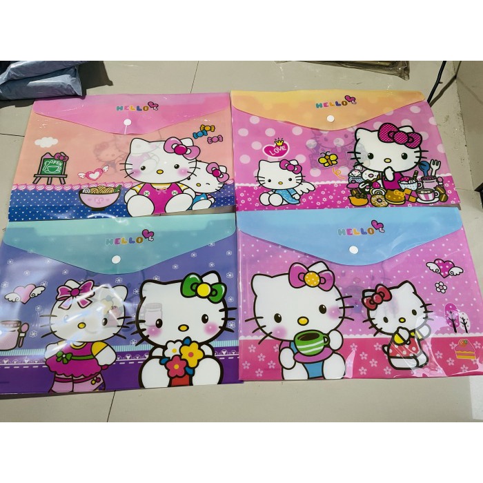 

Map kancing a4 motif hello kitty isi 12 pc OLS76