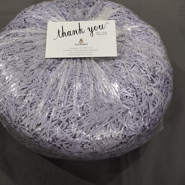 

Premium Kertas Potong/alas kado/hampers - 500 gram (Lebar 2mm) - Violet