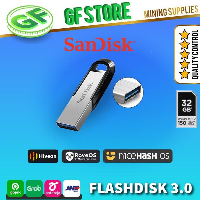 Flashdisk Usb 3.0 Mining Os (Hiveos/Raveos)