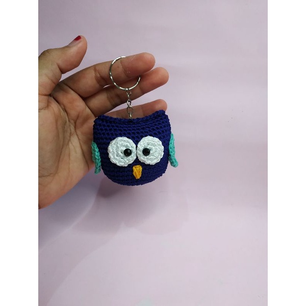 Amirugumi Owl/ Amirugumi Burung Hantu/ Gantungan Kunci Owl/ Burung Hantu