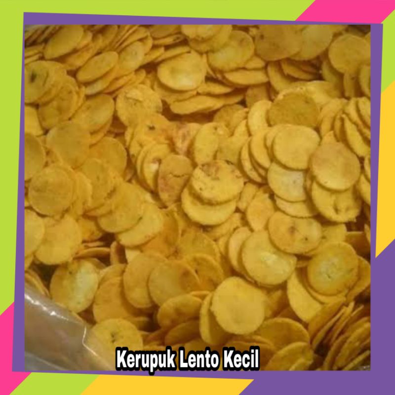 

LENTO KECIL MAKANAN KHAS SUMBAR ENAK RENYAH DAN GURIH