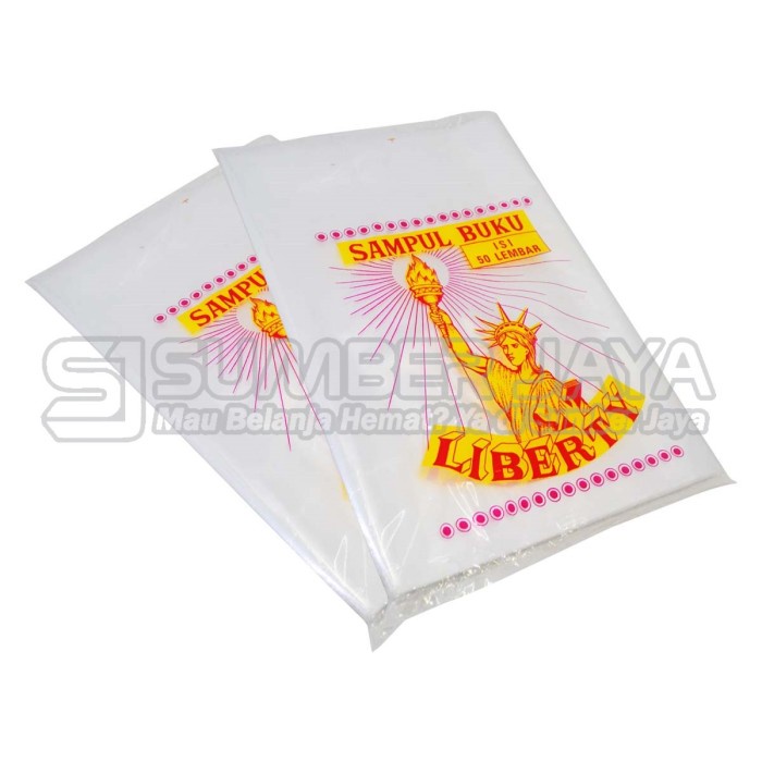 

SAMAK SAMPUL PLASTIK BUKU FOLIO LYBERTY ukuran 32x44cm isi 50 BENING