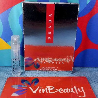 Vial Parfum OriginaL Pra da Luna Rossa EDT 1.2 ml For Men Murah