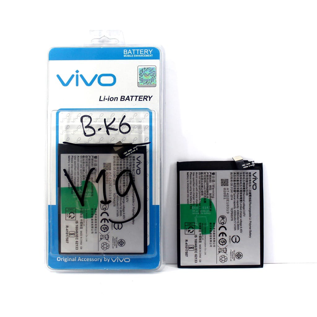 Battery Batre VIVO V19 B-K6 Batre 4500 mah  Original Battre B K6 VIVO Baterai Batre