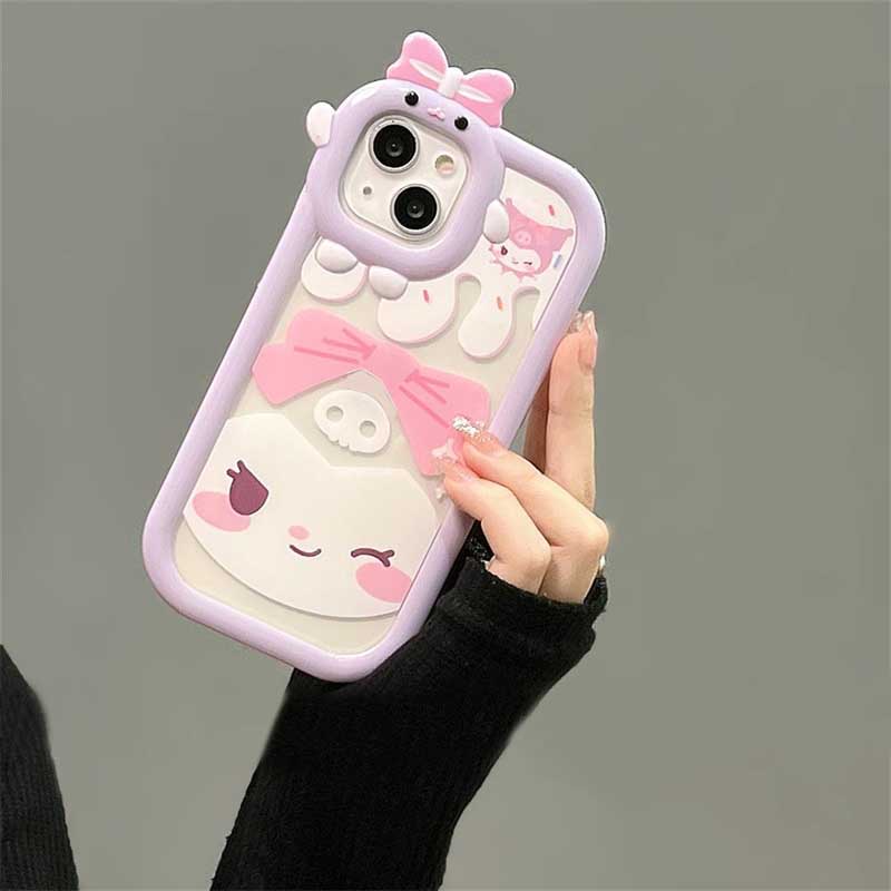 Soft Case Bahan Silikon Desain Kuromi Dx Untuk Samsung A04S A13 A03 A03S A23 A22 A21S A12 A02S A11 A51 A30 A50 A52 A20S A10S M12 A32 4G