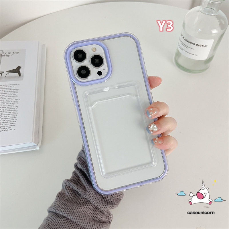 3in1 Casing Soft Case + Dompet Kartu Untuk iPhone 11 13 12 14 Pro MAX XR 7 8 6 6S Plus X XS MAX SE 2020