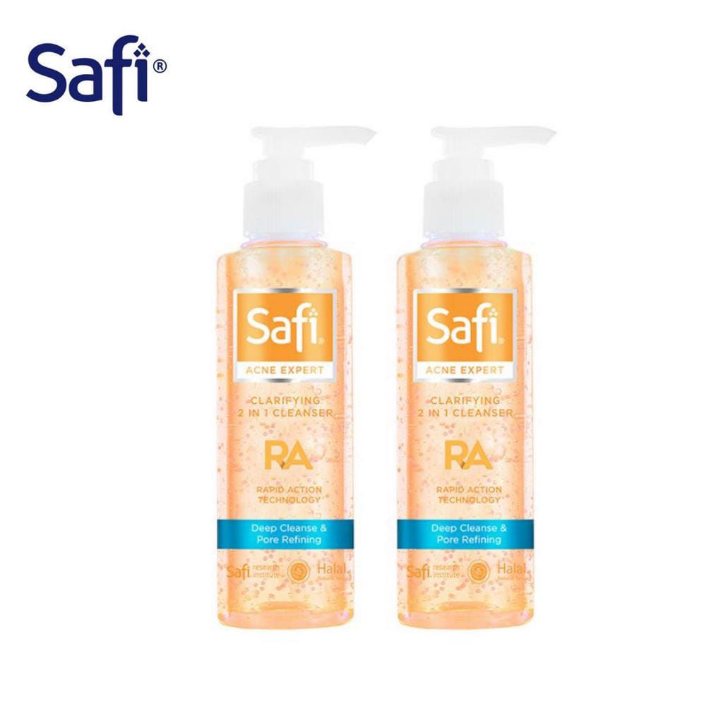 Safi Acne Expert Clarifying 2in1 Cleanser Jerawat 150ml ~ Original 100%