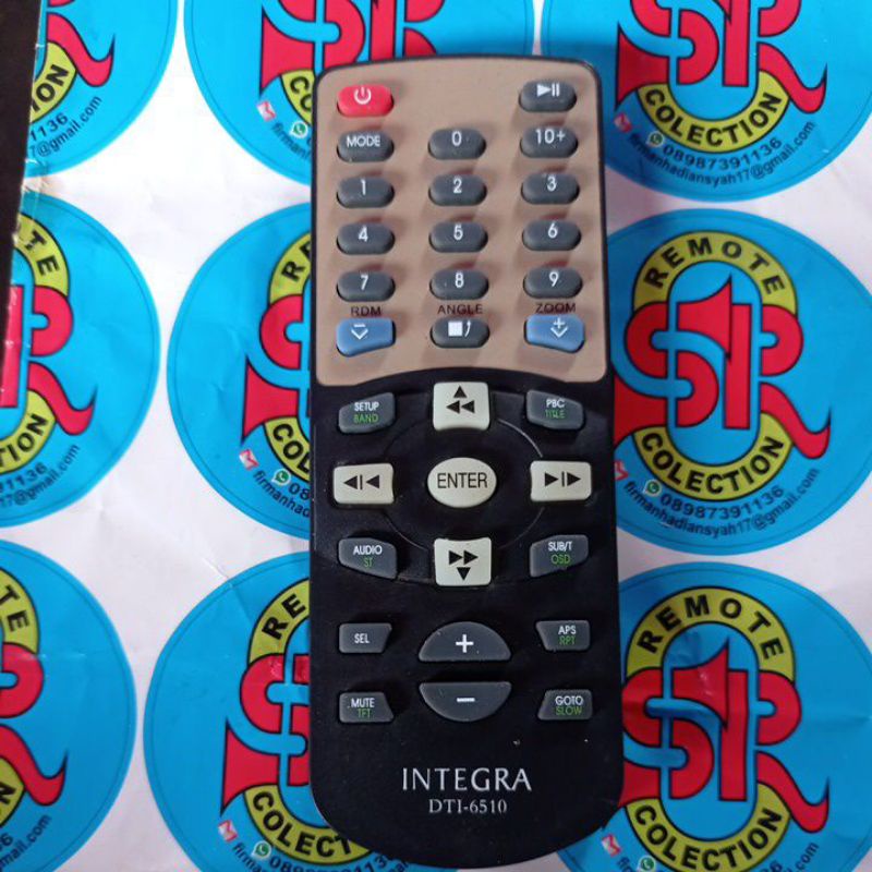 Remote audio car mobil doble din integra